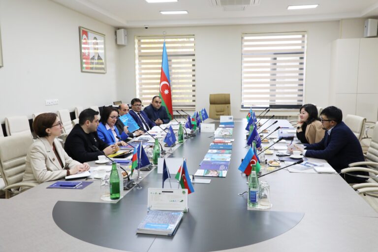 Social Research Center Members Hold Meeting with Researchers from Kazakhstan