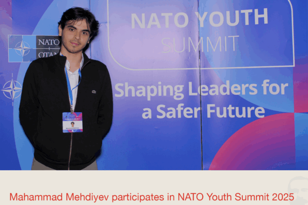 Mahammad Mehdiyev participates in NATO Youth Summit 2025