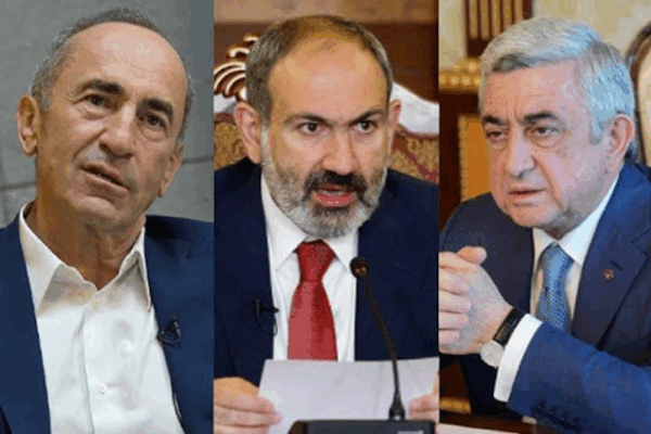 KÖÇƏRYAN-SARKİSYAN CÜTLÜYÜ ARASINDA NİFAQ DƏRİNLƏŞİR, PAŞİNYAN İSƏ ONLARIN HƏR İKİSİNİ HƏBSƏ GÖNDƏRİR