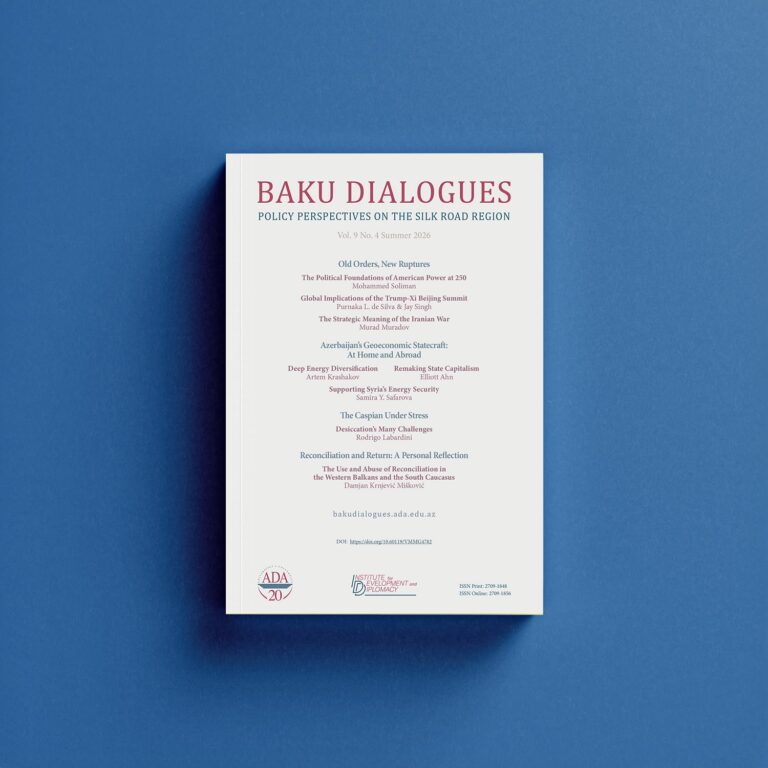 “Bakı Dialoqları” jurnalının 2026-cı il yay buraxılışı işıq üzü görüb